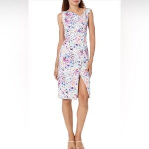 Black Halo Bridget Sheath Dress | 6 | Garden Bliss